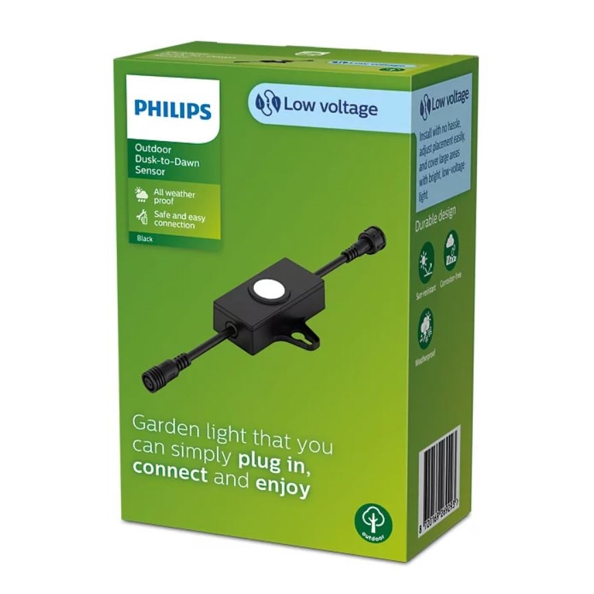 Philips - Buiten schemersensor met timer GARDENLINK 24V IP67
