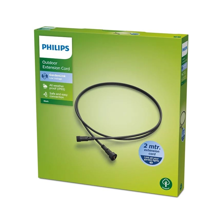 Philips - Buitenverlengsnoer 2m IP65