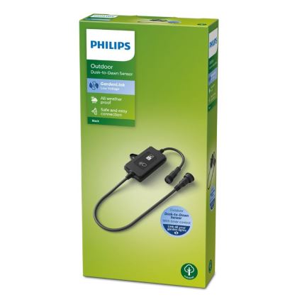 Philips - Buitenschemersensor met timer IP44