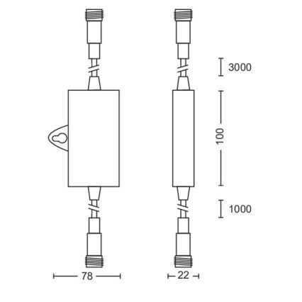 Philips - Buitenschemersensor met timer IP44