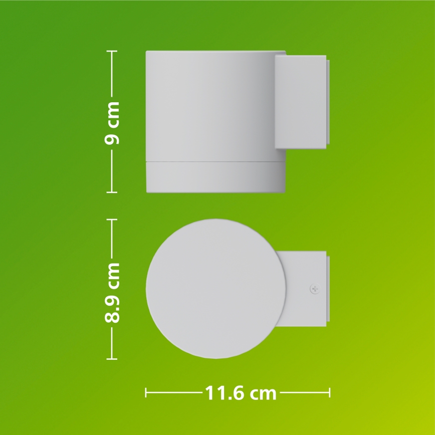 Philips - Buitenwandlamp FYLX 1xGU10/5W/230V wit IP44