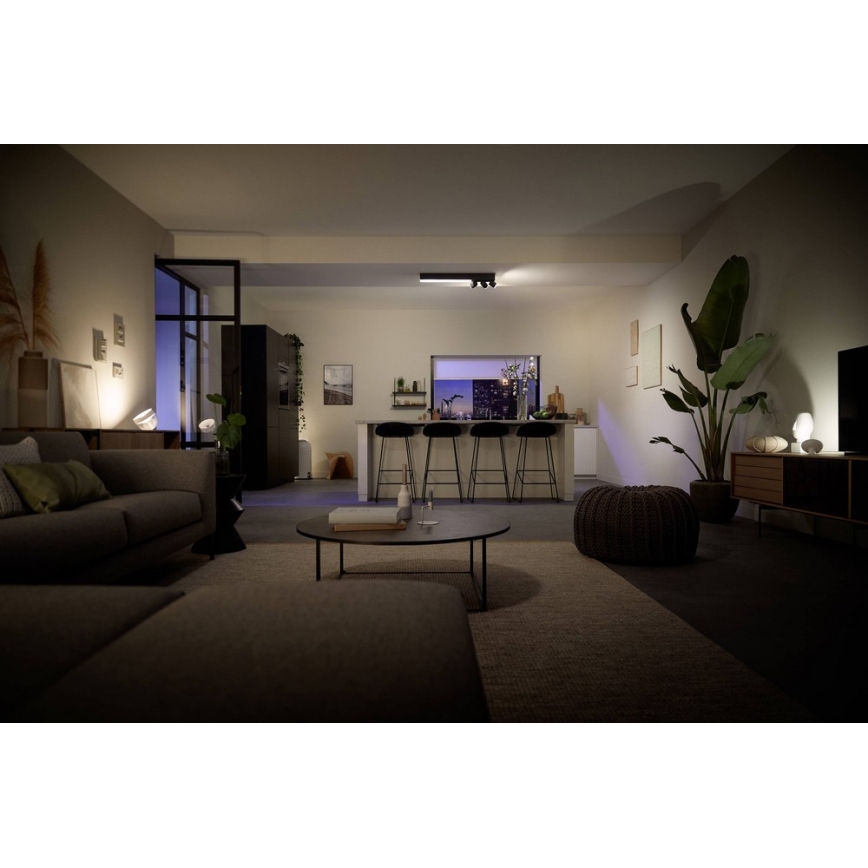 Philips - LED RGBW Dimbare inbouwspot LED/25W/230V + 3xGU10/5,7W