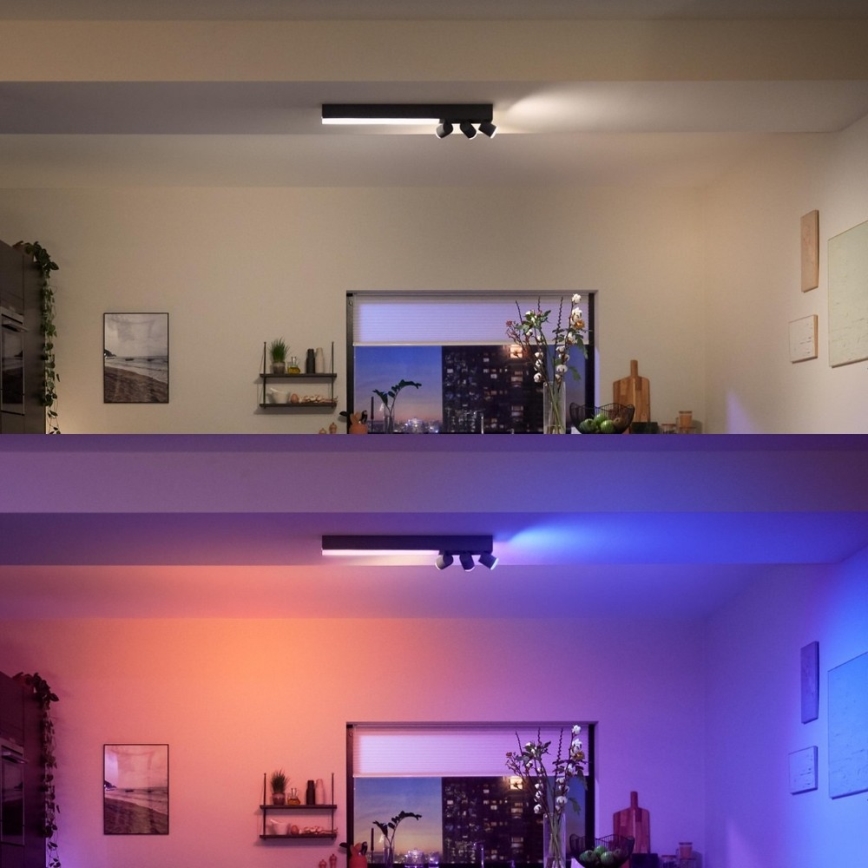 Philips - LED RGBW Dimbare inbouwspot LED/25W/230V + 3xGU10/5,7W