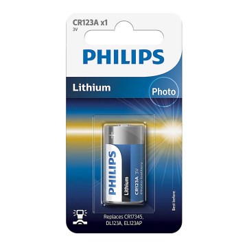 Philips CR123A/01B - Pile lithium CR123A MINICELLS 3V 1600mAh