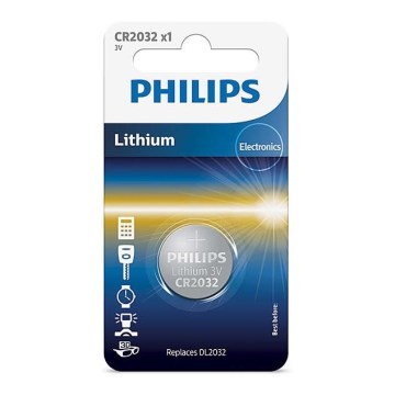 Philips CR2032/01B - Lithium knoopcel batterij CR2032 MINICELLS 3V 240mAh