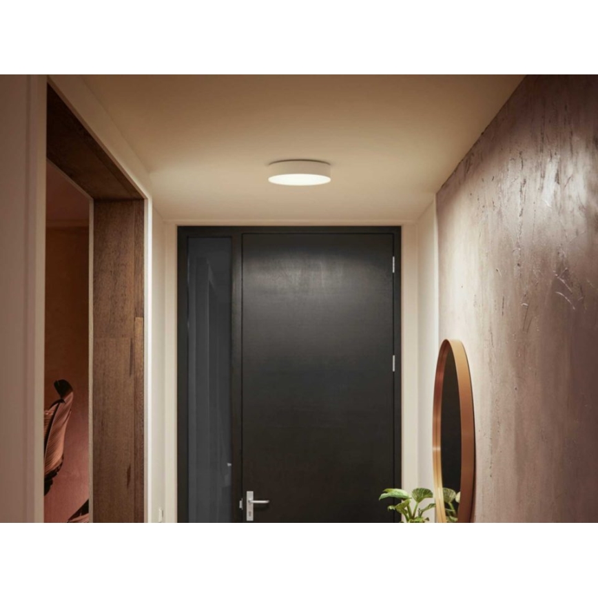 Philips - LED-dimbare plafondlamp Hue LED/9,6W/230V 2200–6500K Ø 261 mm wit + afstandsbediening