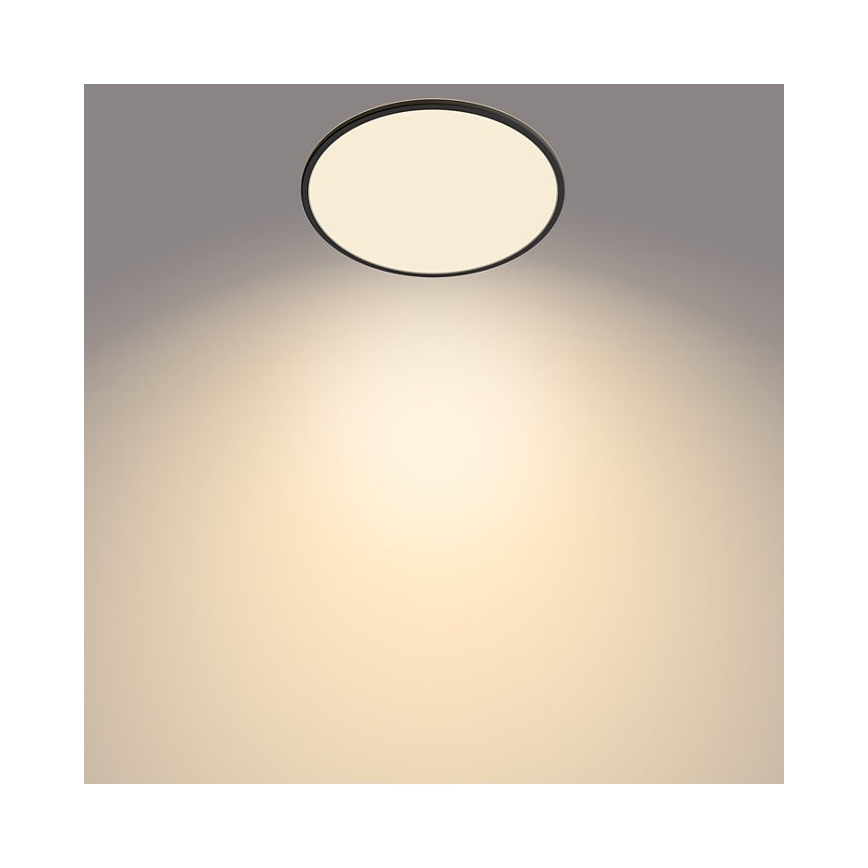 Philips - Dimbare LED buitenverlichting SUPERSLIM SCENE SWITCH LED/15W/230V IP54 zwart
