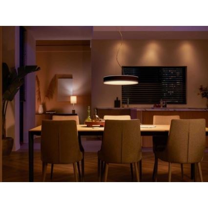 Philips - Dimbare LED hanglamp aan een koord Hue LED/33,5W/230V 2200-6500K zwart + afstandsbediening