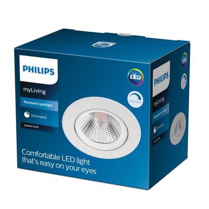 Philips - Dimbare LED Inbouw Lamp LED/5,5W/230V 2700K