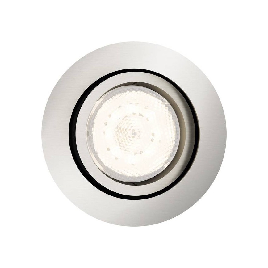 Philips - Dimbare LED Inbouw Lamp SHELLBARK Warm Glow 1xLED/4,5W/230V 2200-2700K