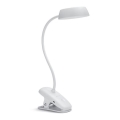 Philips - Dimbare LED-lamp met clip DONUTCLIP LED/3W/5V 1200 mAh CRI 90 wit