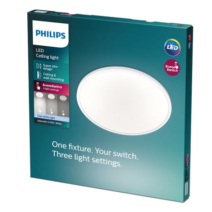 Philips - Dimbare LED Plafond Lamp 1xLED/18W/230V 4,000K