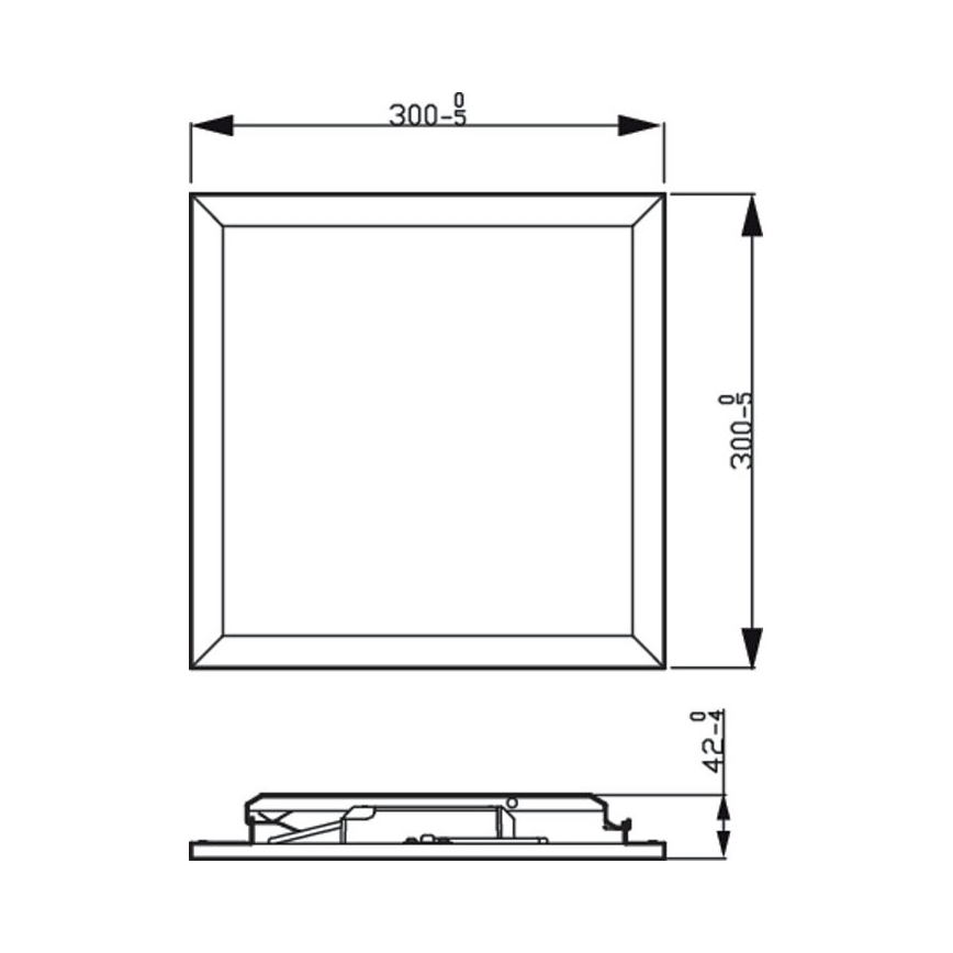 Philips - Dimbare LED Plafond Lamp SCENE SWITCH LED/12W/230V 2700K