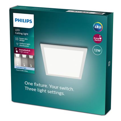 Philips - Dimbare LED Plafond Lamp SCENE SWITCH LED/12W/230V 4000K