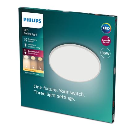 Philips - Dimbare LED Plafond Lamp SCENE SWITCH LED/36W/230V