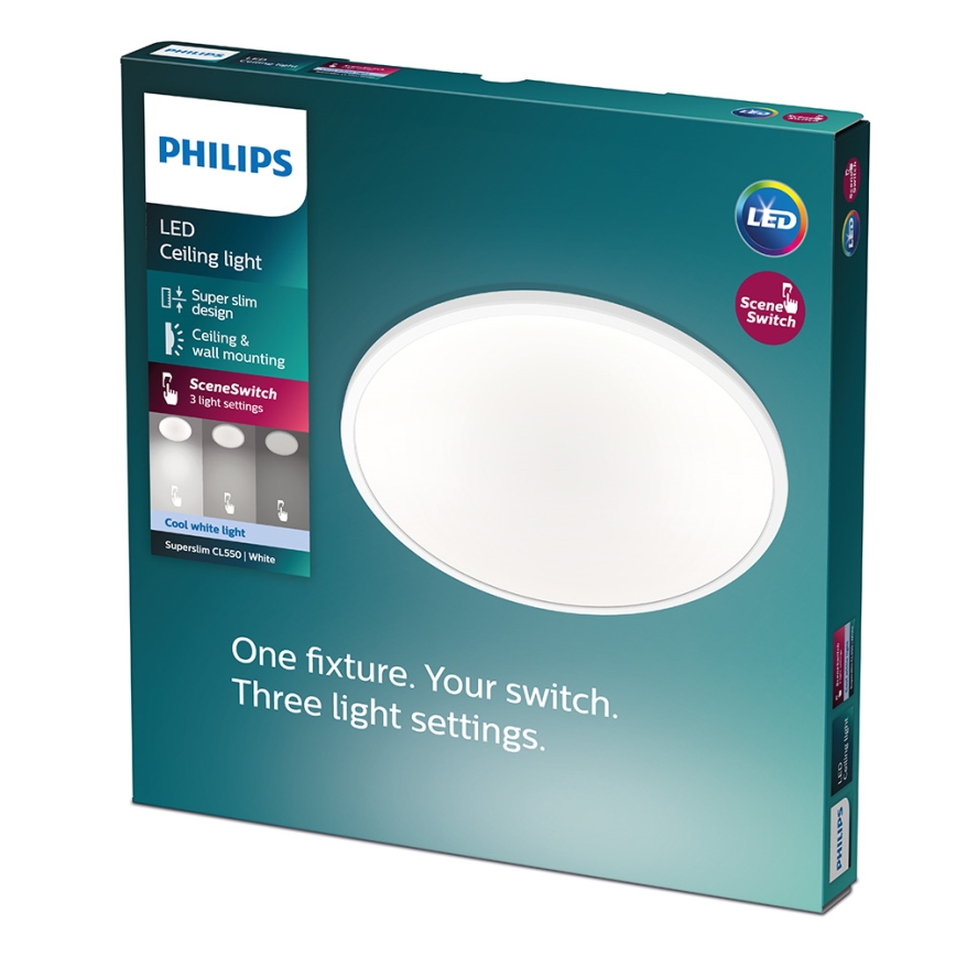 Philips - Dimbare LED-plafondlamp LED/15W/230V 4000K