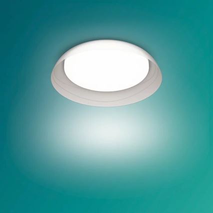 Philips - Dimbare LED plafondlamp FLETA SCENE SWITCH LED/10W/230V 4000K doorzichtig