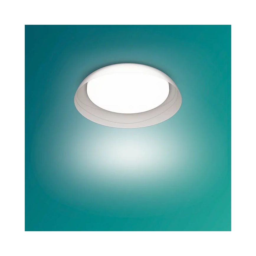 Philips - Dimbare LED plafondlamp FLETA SCENE SWITCH LED/10W/230V 4000K doorzichtig