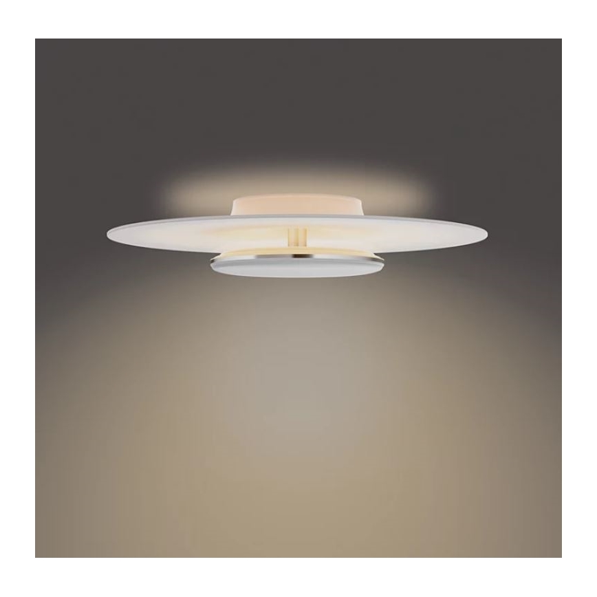 Philips- Dimbare LED Plafondlamp SCENE SWITCH LED/40W/230V 2700K zilver