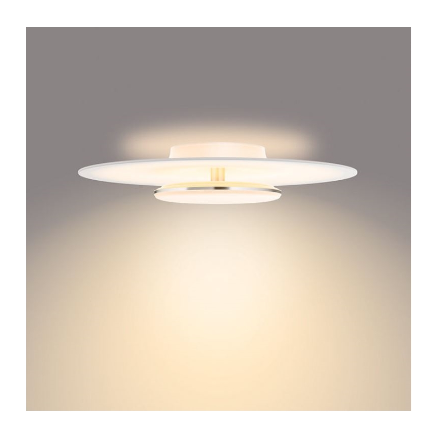 Philips- Dimbare LED Plafondlamp SCENE SWITCH LED/40W/230V 2700K zilver