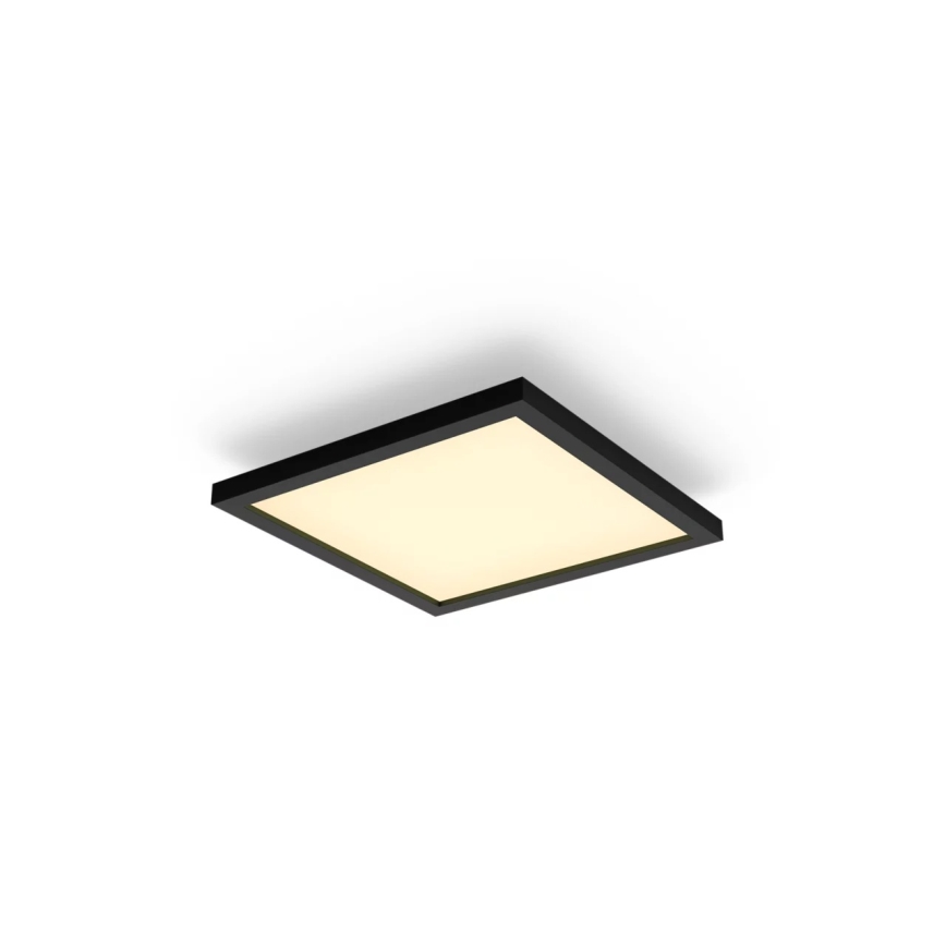 Philips - Dimbare LED-plafondlamp Hue AURELLE LED/19W/230V 2200-6500K 30x30 cm zwart