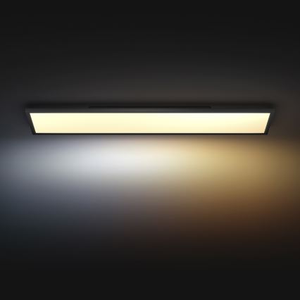 Philips - Dimbare LED plafondlamp Hue AURELLE LED/39W/230V 2200-6500K 120x30 cm zwart
