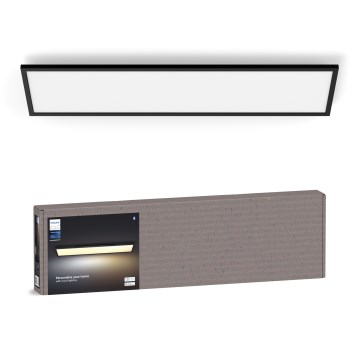 Philips - Dimbare LED plafondlamp Hue AURELLE LED/39W/230V 2200-6500K 120x30 cm zwart