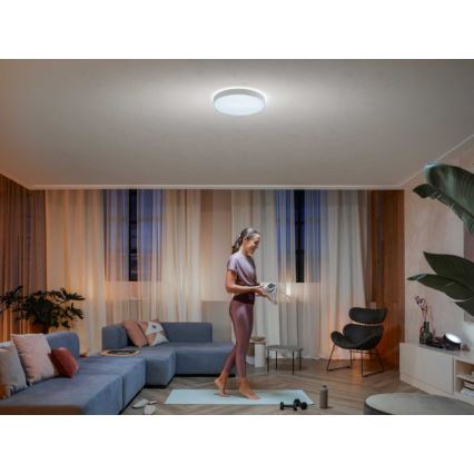 Philips - Dimbare LED plafondlamp Hue LED/33,5W/230V 2200-6500K diameter 425 mm wit + afstandsbediening