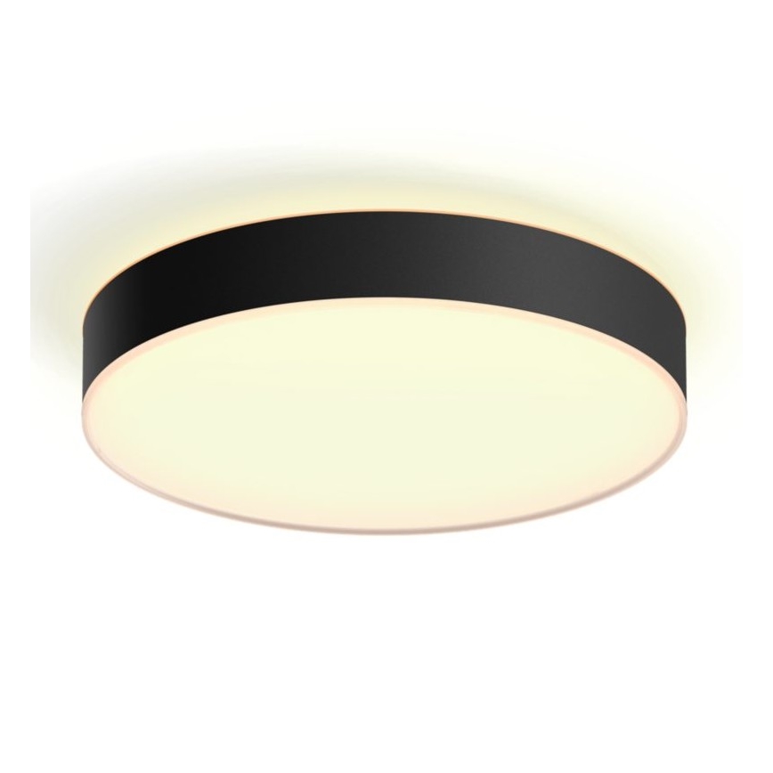 Philips - Dimbare LED plafondlamp Hue LED/33,5W/230V 2200-6500K diameter 425 mm zwart + afstandsbediening