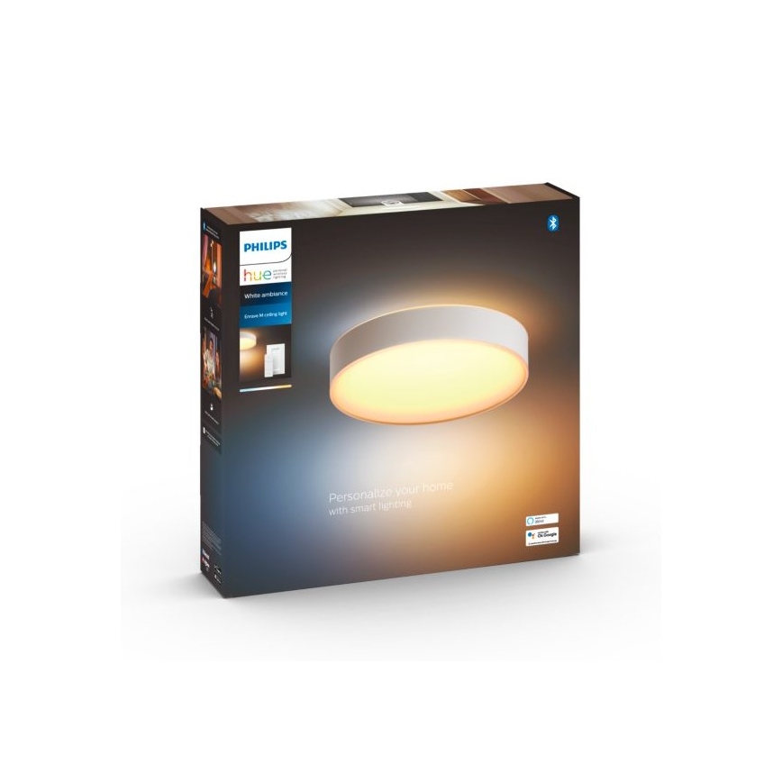 Philips - Dimbare LED plafondlamp Hue LED/19,2W/230V 2200-6500K diameter 381 mm wit + afstandsbediening