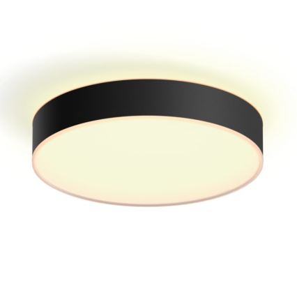Philips - Dimbare LED plafondlamp Hue LED/19,2W/230V 2200-6500K diameter 381 mm zwart + afstandsbediening