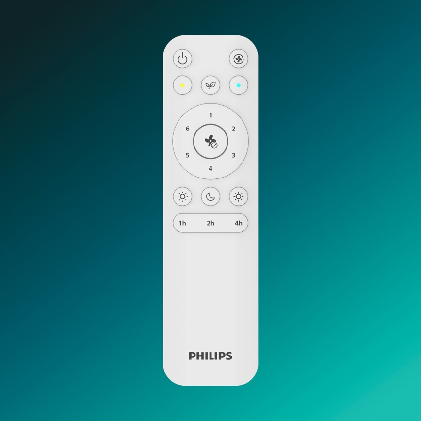 Philips - Dimbare LED-plafondlamp met ventilator BLISS LED/35W/230V bruin + afstandsbediening