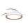 Philips - Dimbare LED-plafondlamp met ventilator BLISS LED/35W/230V goud + afstandsbediening