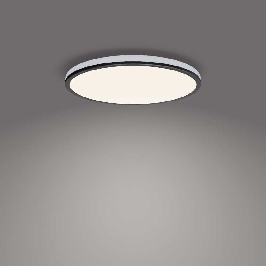 Philips - Dimbare LED plafondlamp SCENE SWITCH LED/18W/230V diameter 30 cm 4000K zwart