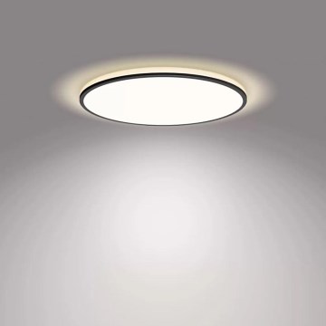 Philips - Dimbare LED plafondlamp SCENE SWITCH LED/18W/230V diameter 30 cm 4000K zwart