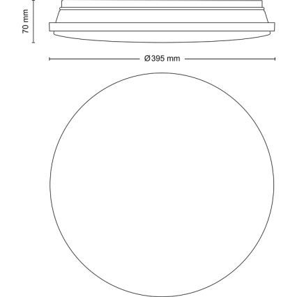 Philips - Dimbare LED Plafondlamp LED/24W/230V 2700-6500K + afstandsbediening