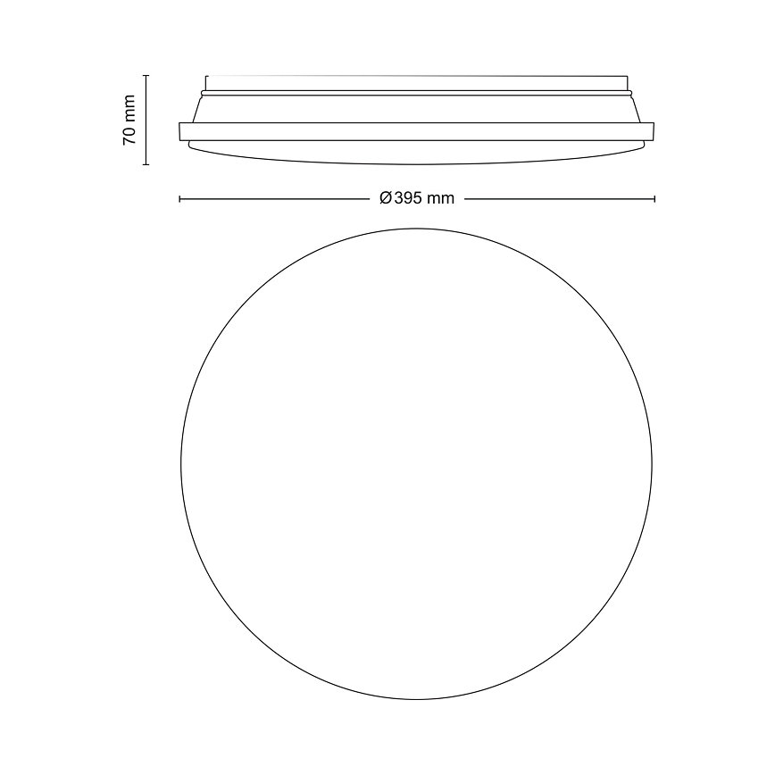 Philips - Dimbare LED Plafondlamp LED/24W/230V 2700-6500K + afstandsbediening