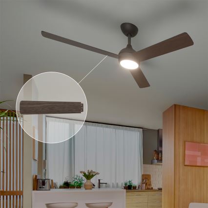 Philips - Dimbare LED-plafondventilator CIVX LED/24W/230V + afstandsbediening