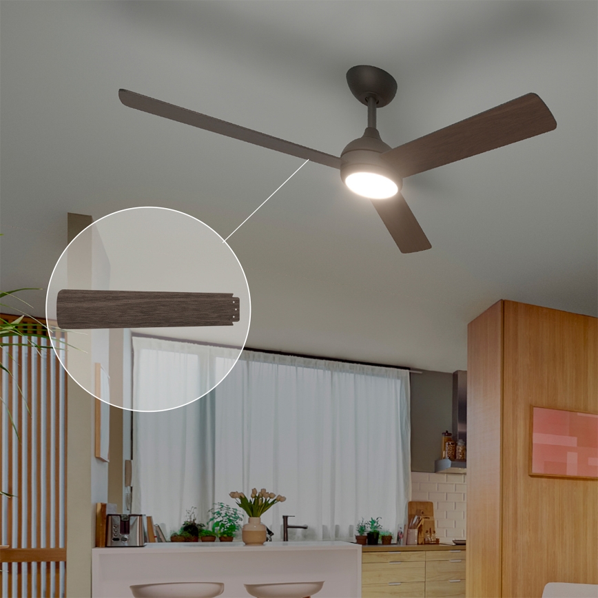 Philips - Dimbare LED-plafondventilator CIVX LED/24W/230V + afstandsbediening