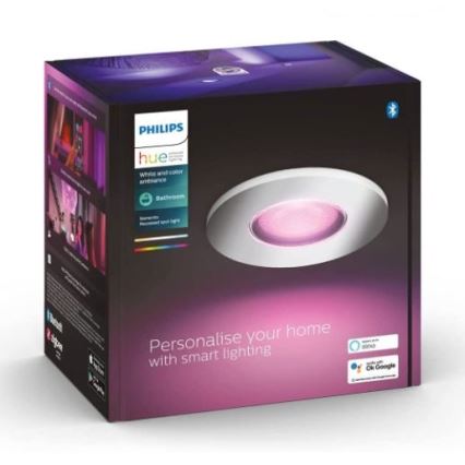 Philips - Dimbare LED RGB Badkamer Lamp Hue XAMENTO 1xGU10/5,7W/230V IP44 2000-6500K