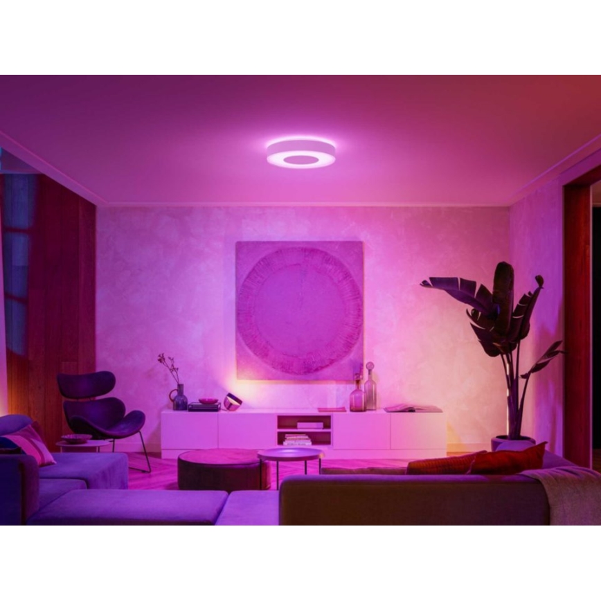 Philips - Dimbare LED RGB Plafond Lamp Hue INFUSE LED/52,5W/230V 2000-6500K d. 425 mm wit