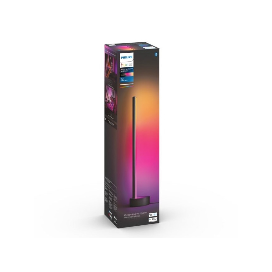 Philips - Dimbare LED RGB Tafel Lamp Hue SIGNE LED/12W/230V 2000-6500K zwart