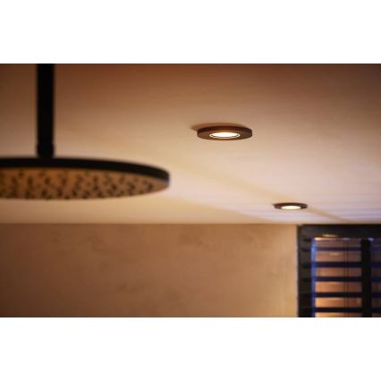 Philips - Dimbare LED RGBW Badkamer Inbouw Lamp Hue XAMENTO GU10/5,7W/230V IP44 2200-6500K