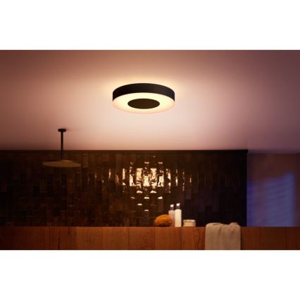 Philips - Dimbare LED RGBW Badkamer lamp Hue XAMENTO LED/33,5W/230V IP44 d. 381 mm 2000-6500K