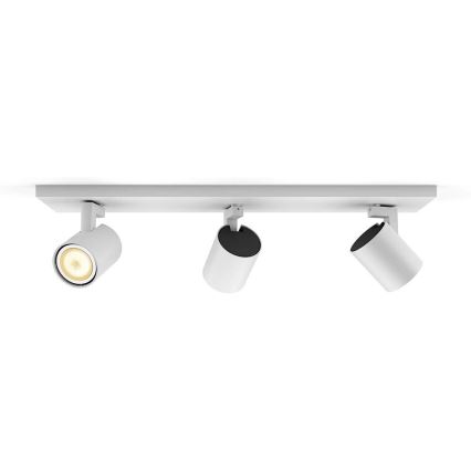 Philips - Dimbare LED Spot Hue RUNNER 3xGU10/4,2W/230V 2200-6500K + afstandsbediening wit