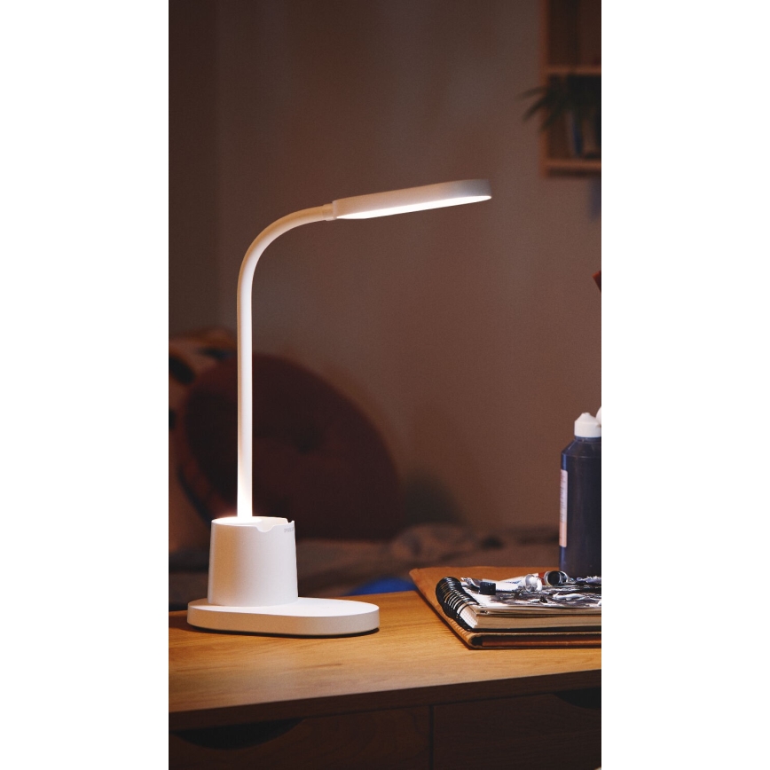 Philips - Dimbare LED Tafellamp BUCKET LED/7W/5V CRI 90