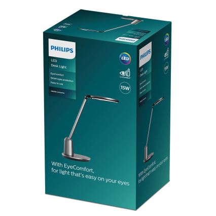 Philips - Dimbaar LED touch tafellampje EINSTEIN SCENE SWITCH LED/15W/230V 2800/4000/5100K CRI94