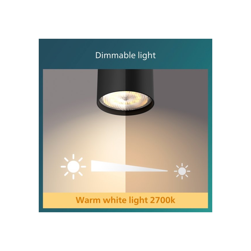 Philips - Dimbare LED wandspot LED/4,5W/230V