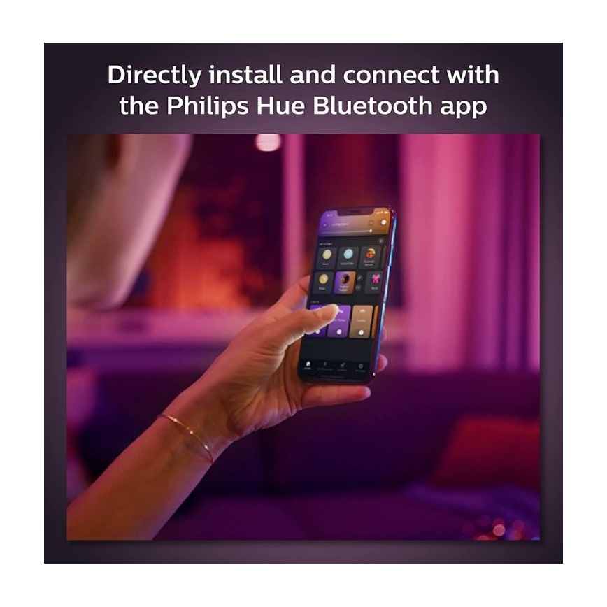 Philips - PERIFO LED RGB dimbare hanglamp met kabel, geschikt voor Hue-railsysteem LED RGB/5,2W/24V 2000-6500K