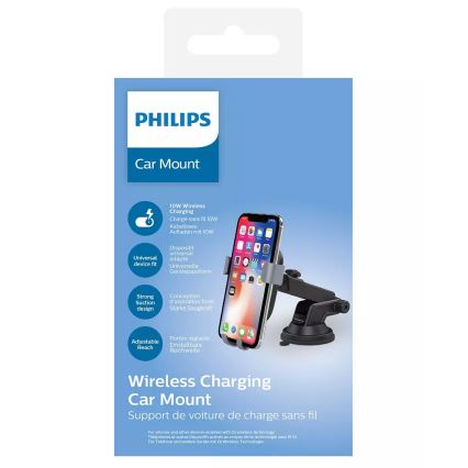 Philips DLK3532Q/00 - Car phone holder with wireless charging 10W